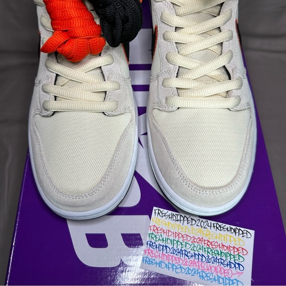 NWT 2022NIKE SB DUNK HIGH PRO PRM SAN FRANCISCO GIANTS SZ. 10.5 DEADSTOCK OG ALL - Picture 7 of 16